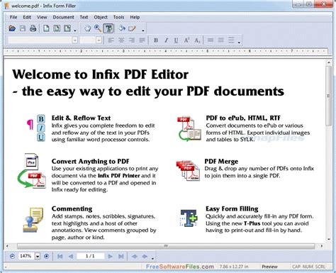 Free update of Foldable Infix File Editor Pros 7.4.